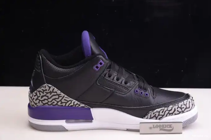 Rep TB Jordan CT8532-050 3 Air Purple Retro Black Court 0612
